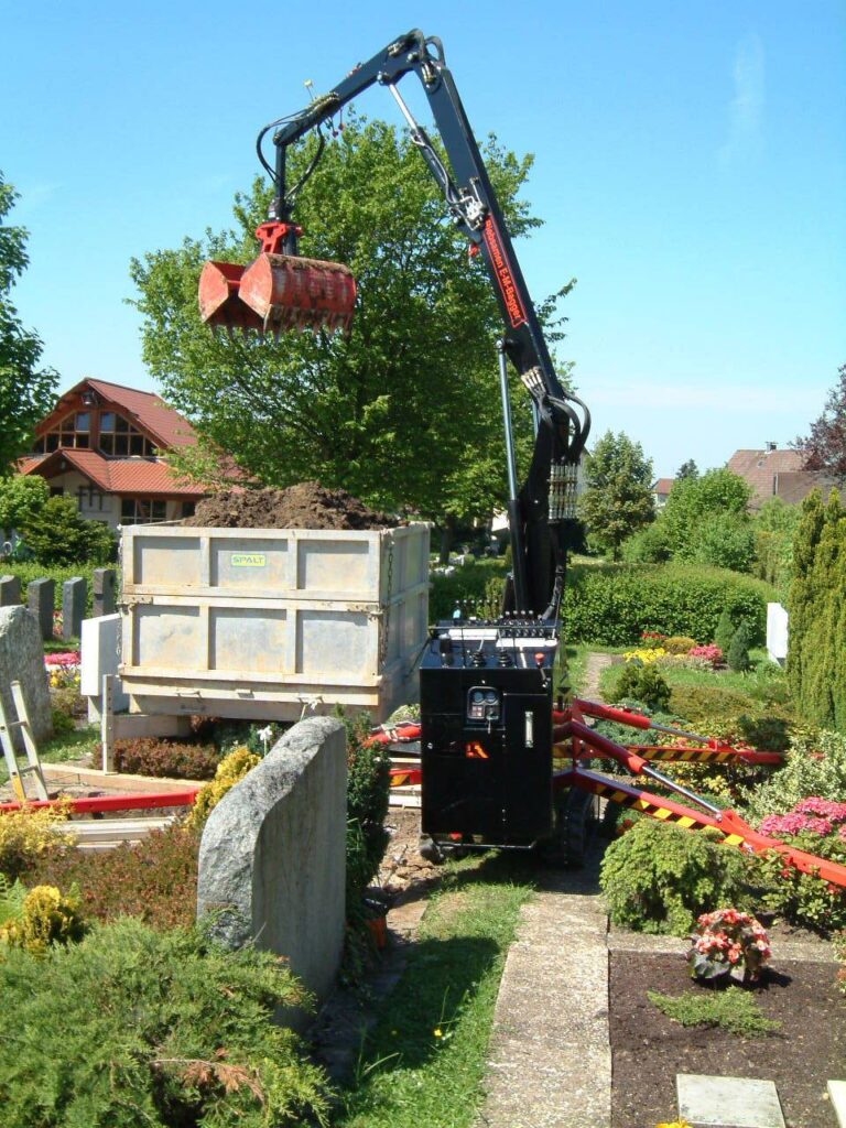 Riebsamen Friedhofsbagger