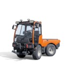 Weniger Rangieraufwand, wenig manuelle Nacharbeit, präzises und randnahes Arbeiten, Bodenschonung und minimaler Reifenabrieb sind die Vorteile der Knicklenkung. Holder_S100