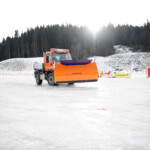 Im Winterdienst ist hohe Leistung gefragt. Kahlbacher Unimog Pappas