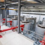 In den vier Motoren wird das gewonnene Holzgas schließlich in Strom und Wärme gewandelt. Heizwerk Frauenfeld