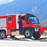 Verwindungs-/Rüttelparcours als Belastungstest für die Winde. Pappas MB U530 EMPL