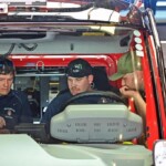 Bei der Übergabe erhielten die Floriani eine Fahrzeugeinschulung im Empl Feuerwehrforum. Pappas MB U530 EMPL