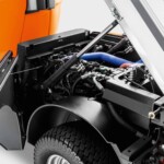 Für vorbeugende Wartungsarbeiten oder anfallende Reparaturen sind einfache Zugangsmöglichkeiten, beispielsweise Klappen, hilfreich, um die relevanten Komponenten einfach zu erreichen und damit die Stillstandzeit gering zu halten. Kärcher